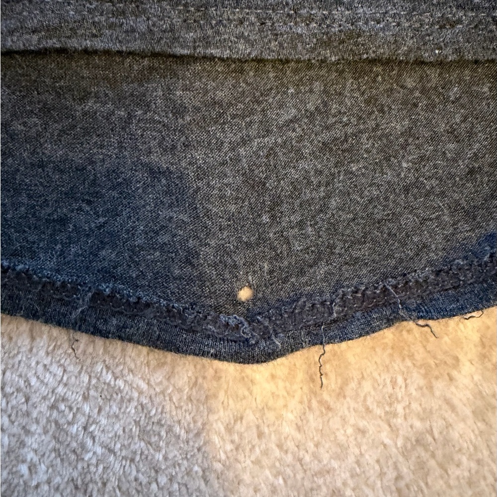 Anthropologie Timy Charcoal Top with Patterned Sleeves - Picture 9 of 12